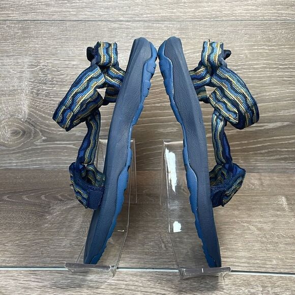 Teva Hurricane XLT 2 Little Boy Sz 2 Blue Gold Hook & Loop Sports Trail Sandals - Picture 9 of 10